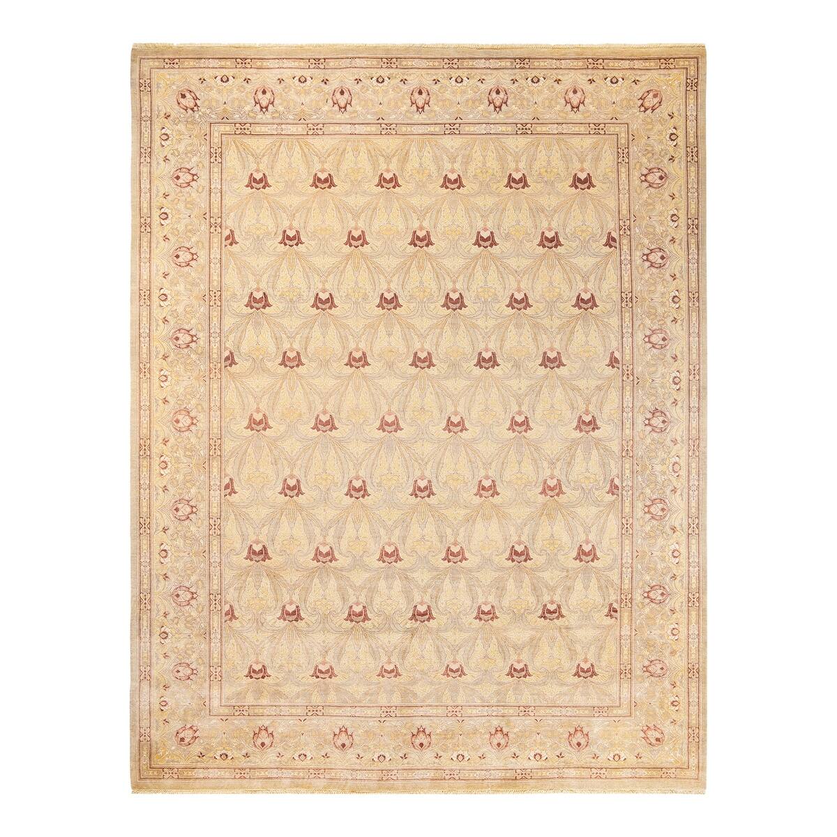 Overton Hand Knotted Wool Vintage Inspired Modern Contemporary Eclectic